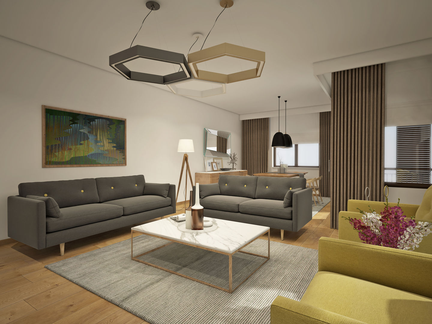 yücel partners – Lavinia Apartment: modern tarz , Modern cephe,facade,modern,minimal,minimalist,lessismore,apartment,apartman,house