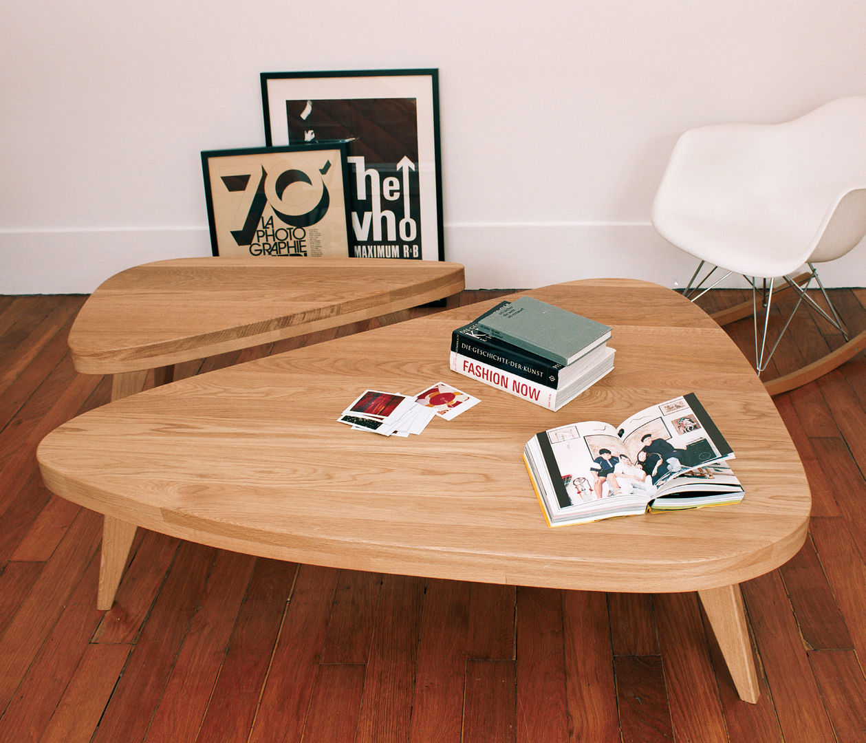 Retro-Stil, Connox Connox Ruang Keluarga Gaya Rustic Side tables & trays