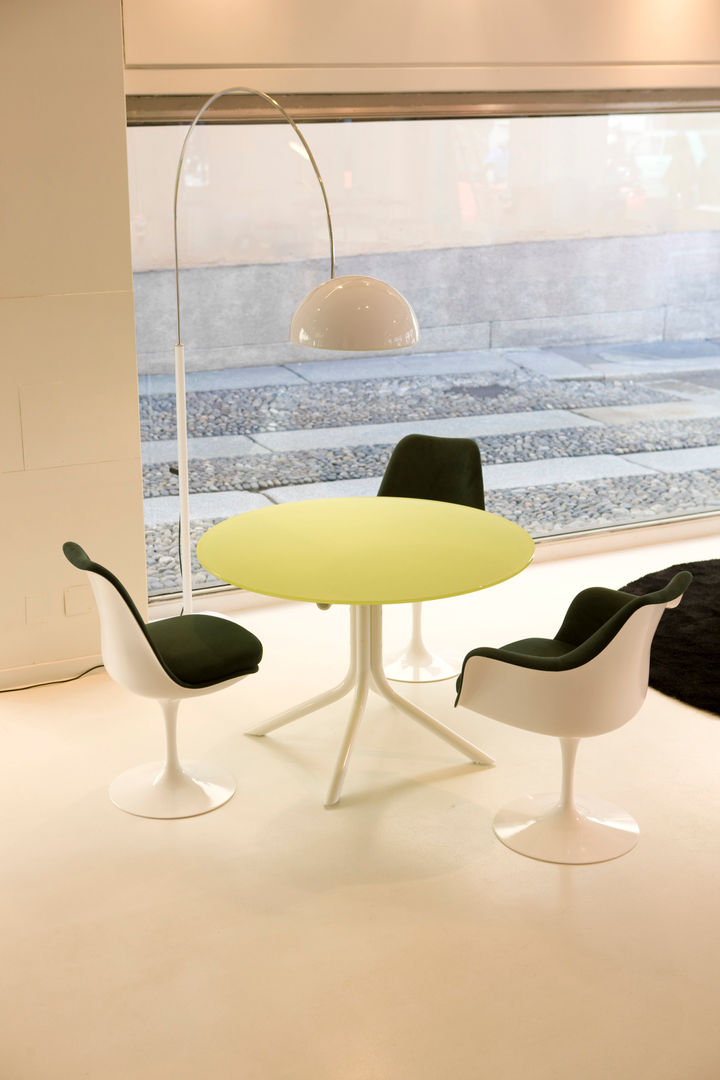 Knoll - Saarinen Tulip Stuhl Connox Rustikale Esszimmer Stühle und Bänke