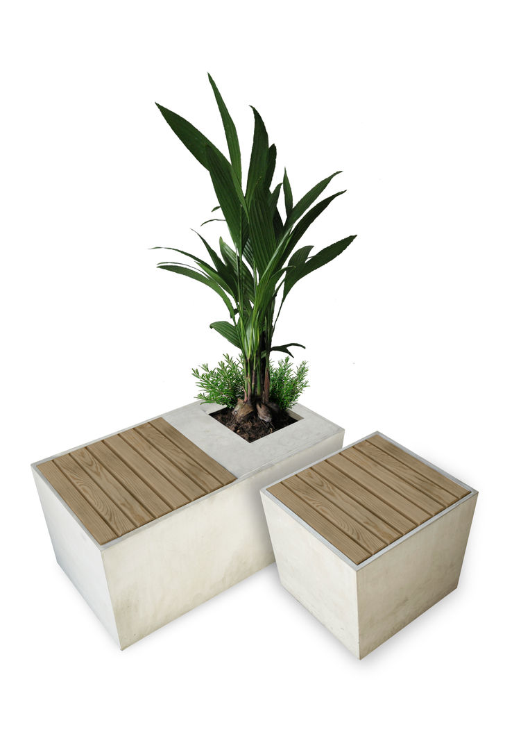 Beton Blumenkasten "Betonien", BETONIU GmbH BETONIU GmbH Modern garden Plant pots & vases