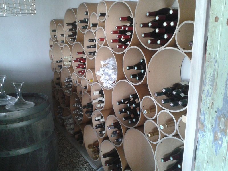 Esigo 8 eco-friendly wine rack Esigo SRL モダンデザインの ワインセラー design wine rack,modern wine rack,wine rack,eco-friendly,cardboard,wine cellar