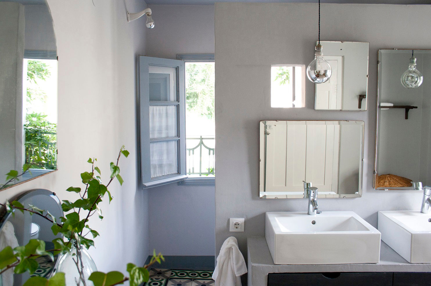 Decoración de Interiores estilo Mediterraneo, Casa Josephine Casa Josephine 地中海スタイルの お風呂・バスルーム