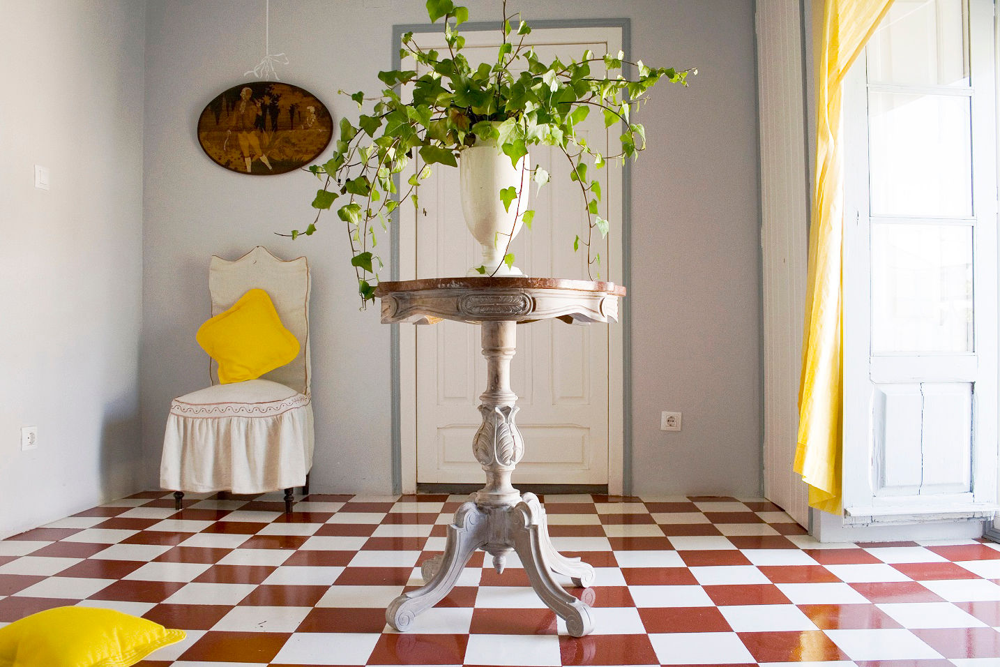 Decoración de Interiores estilo Mediterraneo, Casa Josephine Casa Josephine غرفة المعيشة