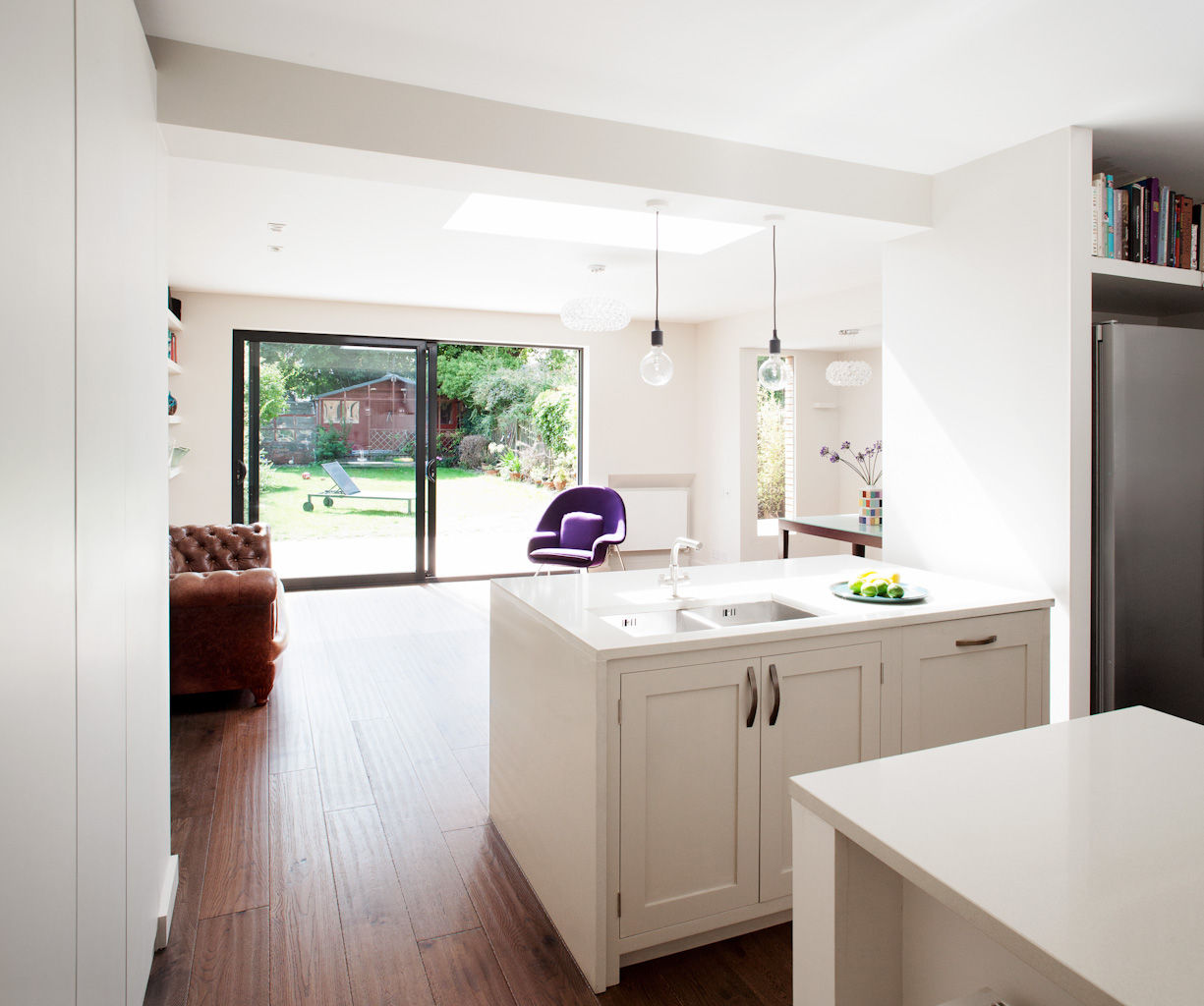 The Kitchen and the Living Room Francesco Pierazzi Architects Cocinas de estilo moderno