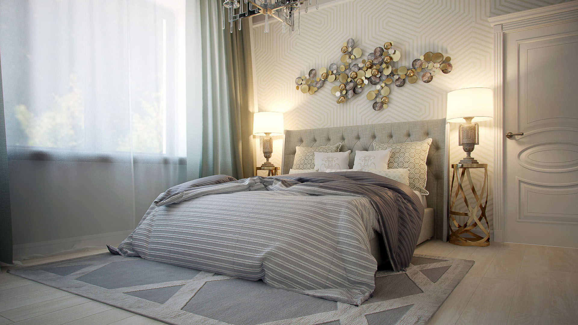 Загородный дом Wright-Park, KYD BURO KYD BURO Eclectic style bedroom