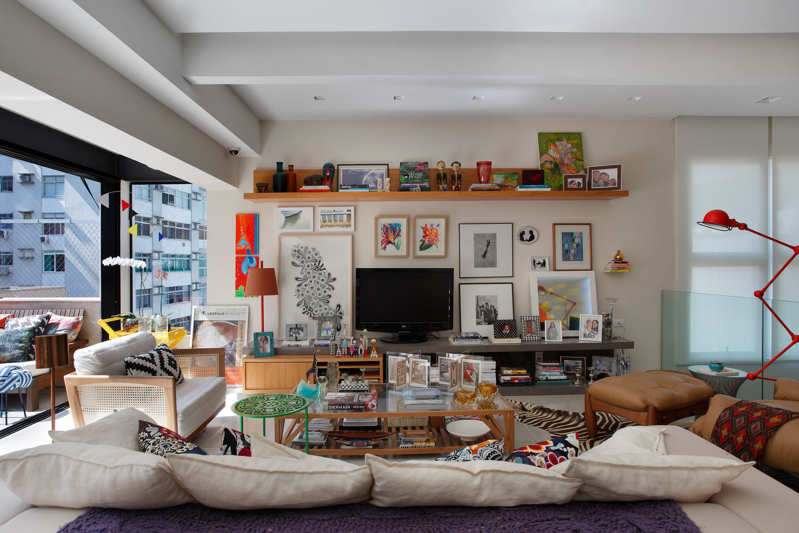 Cobertura Leblon , Escala Arquitetura Escala Arquitetura Living room