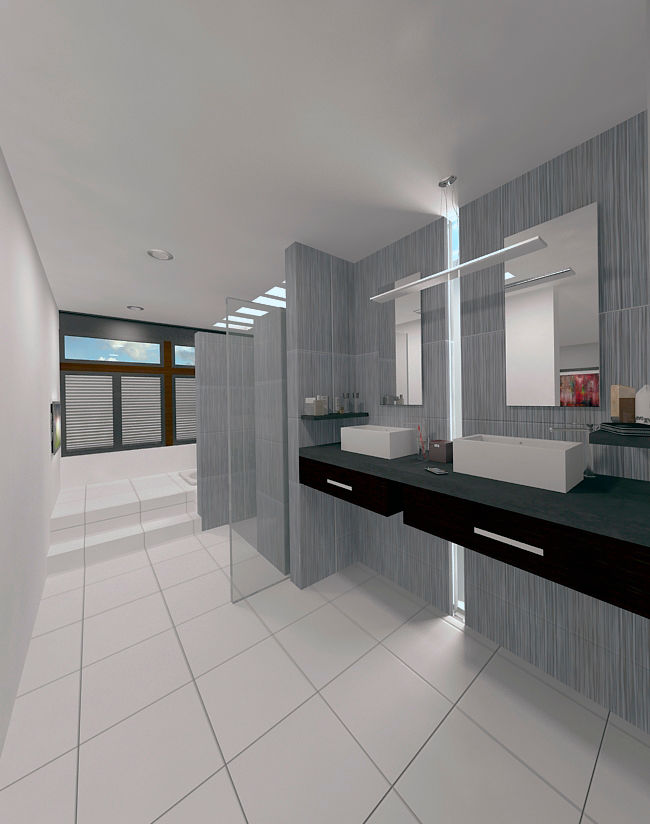 AMPARO, ANGOLO-grado arquitectónico ANGOLO-grado arquitectónico Minimalist style bathroom