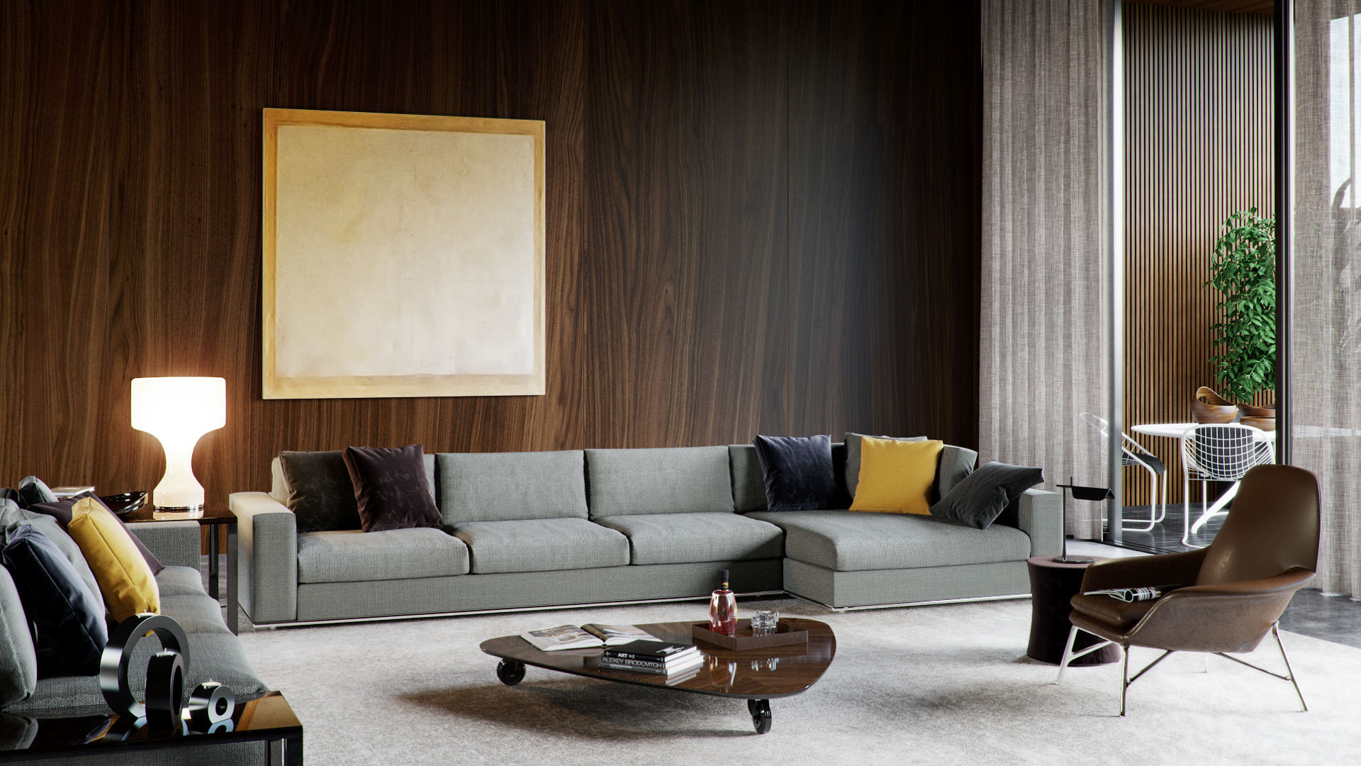 Minotti space, Architectural Visualization Architectural Visualization Modern living room