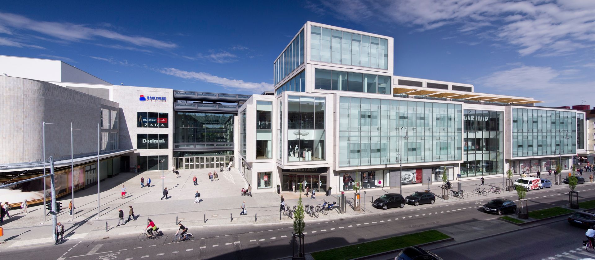 Boulevard Berlin, Ortner & Ortner Baukunst Ziviltechnikergesellschaft mbH Ortner & Ortner Baukunst Ziviltechnikergesellschaft mbH Espaços comerciais Shopping Centers