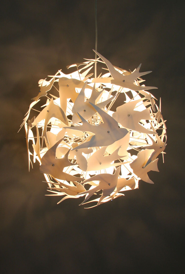May Ball Boatswain Lighting Ruang keluarga: Ide desain interior, inspirasi & gambar Lighting