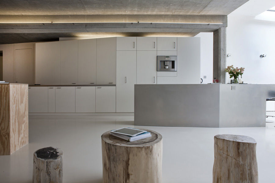 Loft LK, Paris, Olivier Chabaud Archtct Olivier Chabaud Archtct Гостиная в стиле модерн