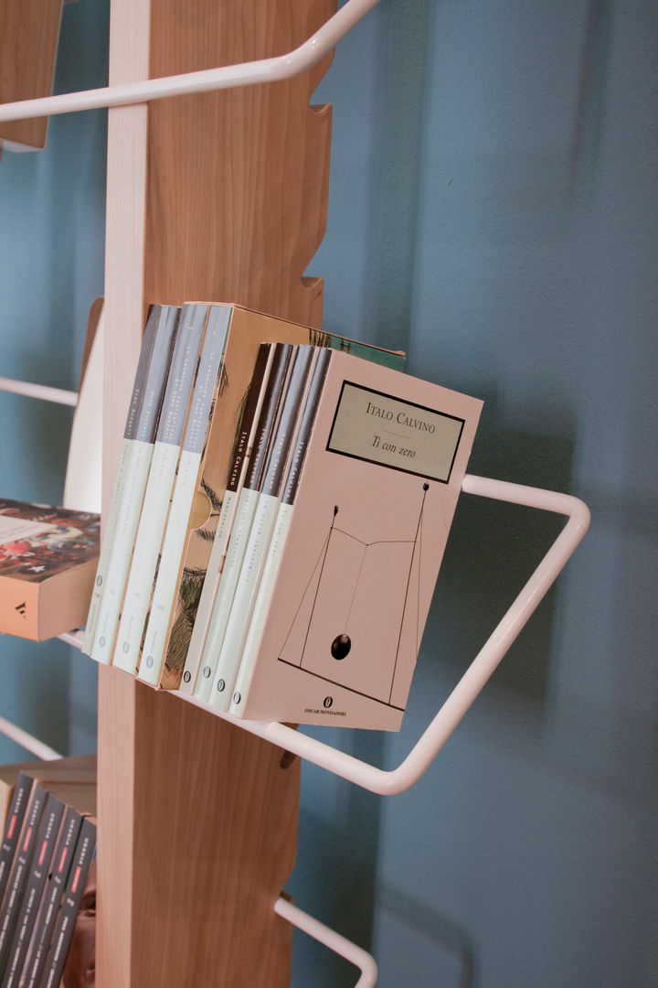 TRALICCIO, 4P1B Design Studio 4P1B Design Studio غرفة المعيشة Shelves