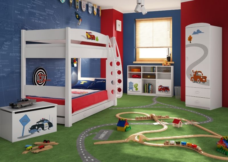 Kinderzimmer CARS Möbelgeschäft MEBLIK Moderne Kinderzimmer