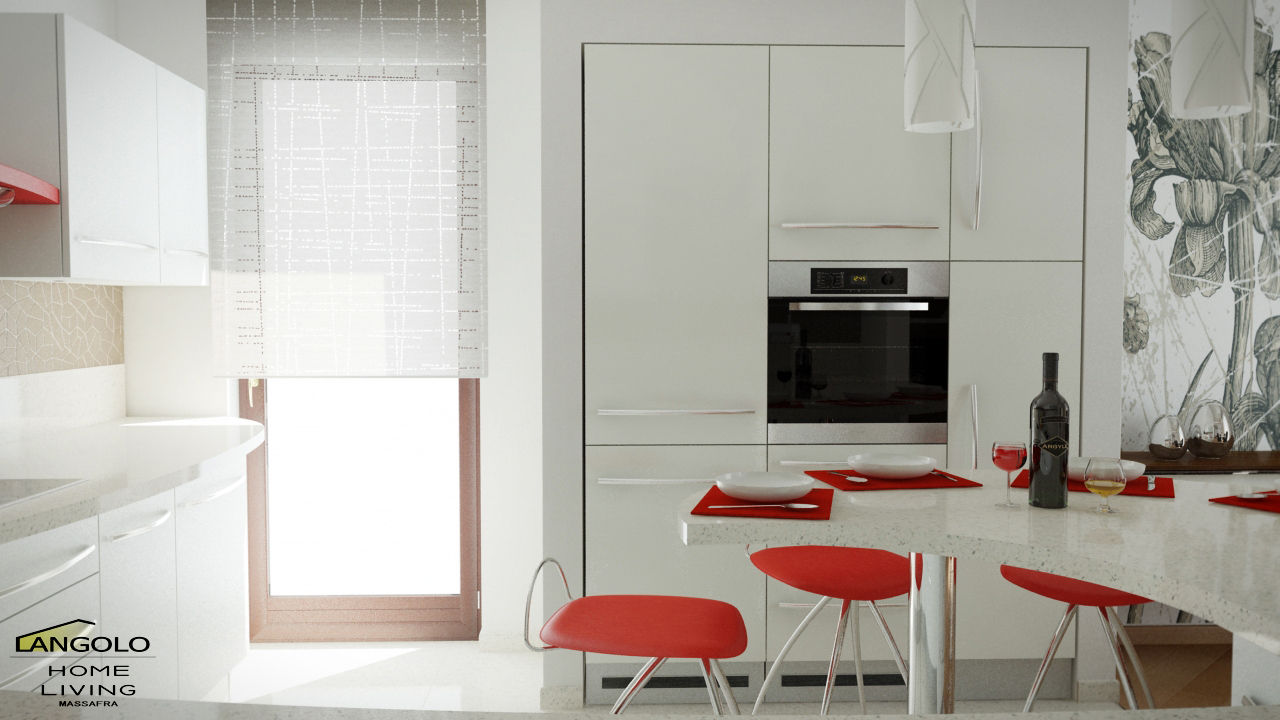 Cucina Sky, FRANCK SONN HOME srls FRANCK SONN HOME srls Modern style kitchen