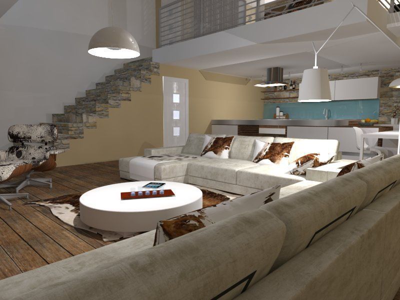 Loft Apartment modernisation and interior design, ULA Interiors ULA Interiors Modern Evler
