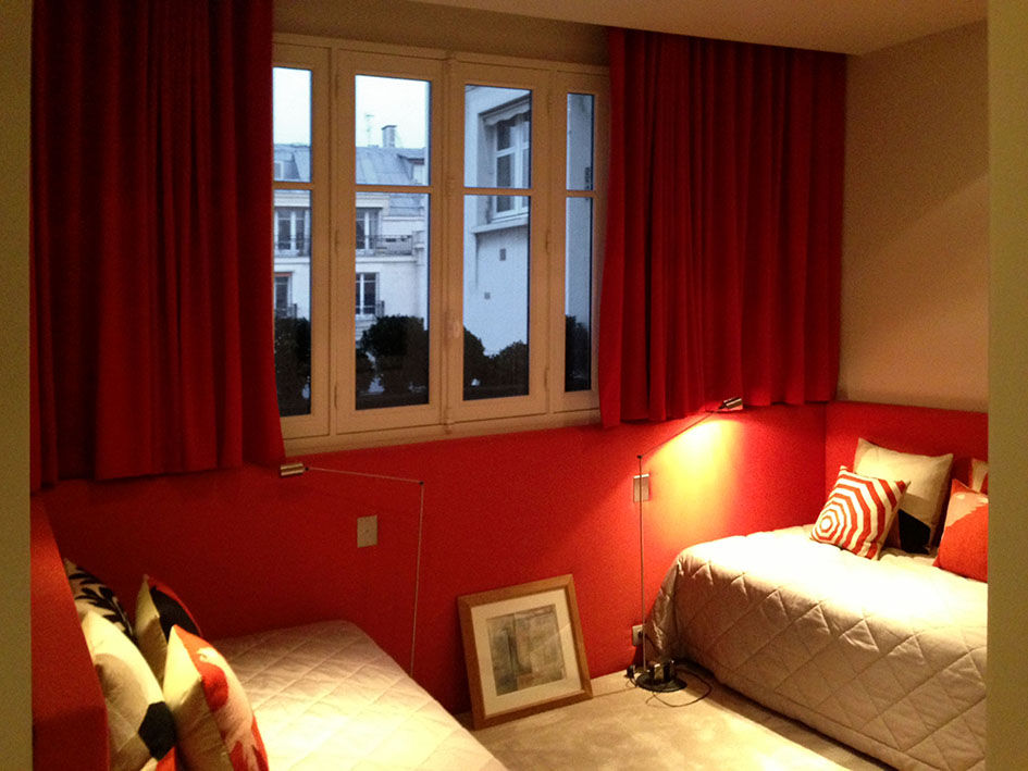 appartement haussmannien rue de Varenne, jean-pierre gaignard jean-pierre gaignard Спальня в стиле модерн