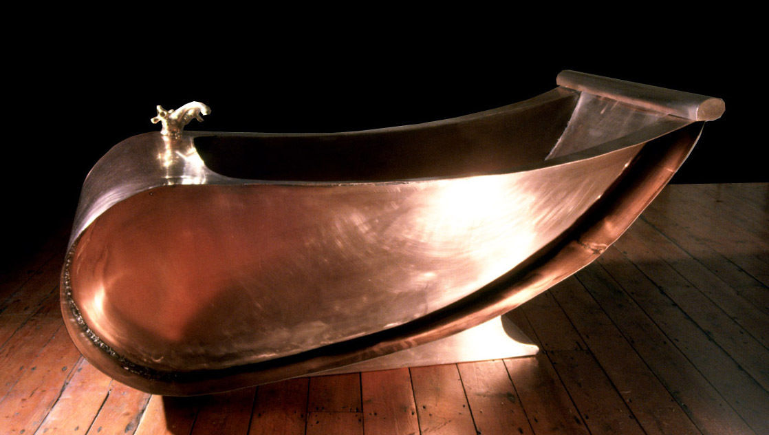 Copper Bath BLOTT WORKS Modern houses