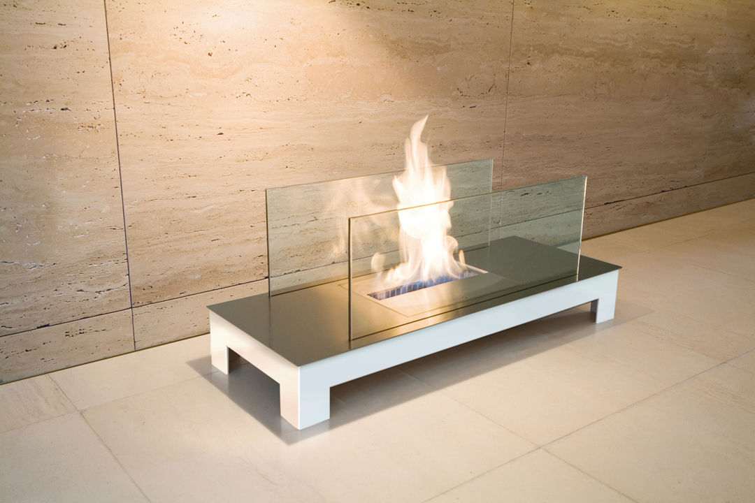 Bio-Ethanol Kamin – Home Flame Collection, Radius Design Radius Design Modern living room Fireplaces & accessories