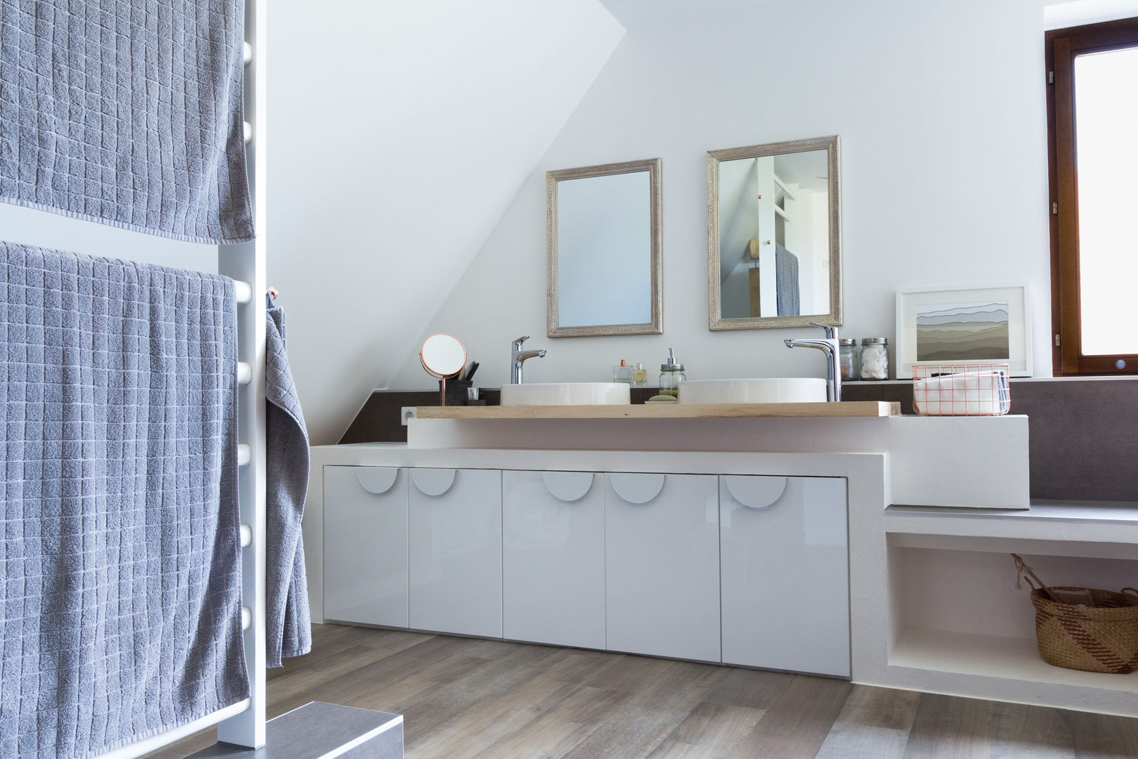 RENOVATION D'UNE SALLE DE BAINS, EK Architecte EK Architecte Scandinavian style bathroom