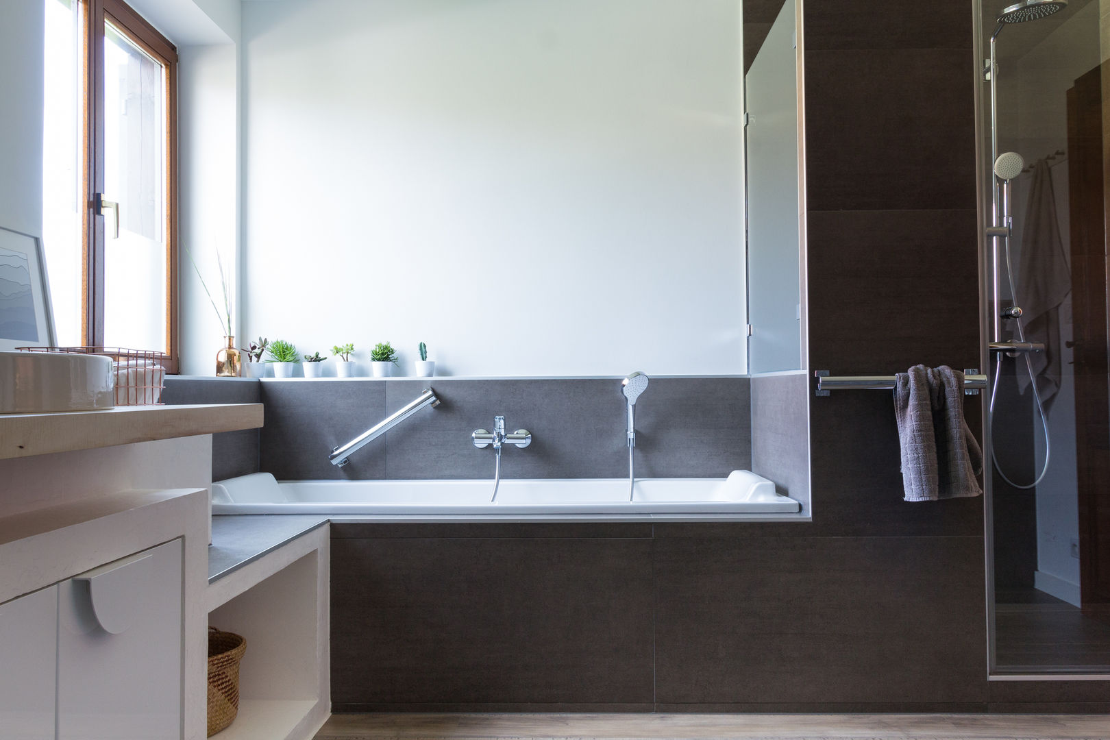 RENOVATION D'UNE SALLE DE BAINS, EK Architecte EK Architecte Scandinavian style bathroom