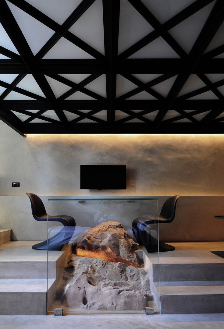 tre+tre cased'amare, Walter Emanuele Angelico, architetto Walter Emanuele Angelico, architetto حديقة داخلية Interior landscaping