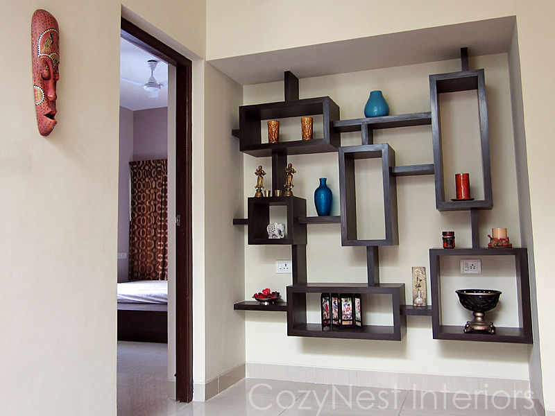 Subramanian Residence Cozy Nest Interiors ห้องนั่งเล่น