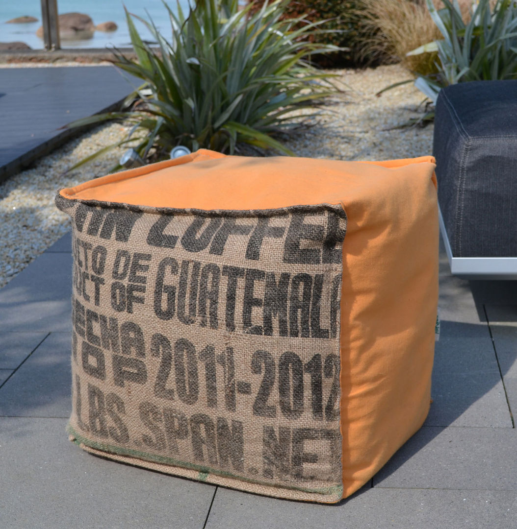 Poufs et coussins de sol en sacs de café recyclés. Made in Nantes, LILOKAWA LILOKAWA Houses Accessories & decoration