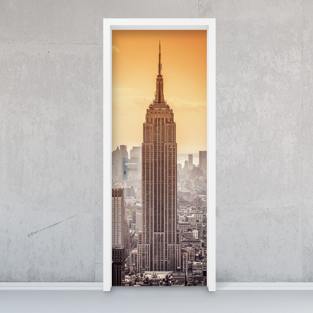 Türfolie - Empire State Building homify Tür Türen