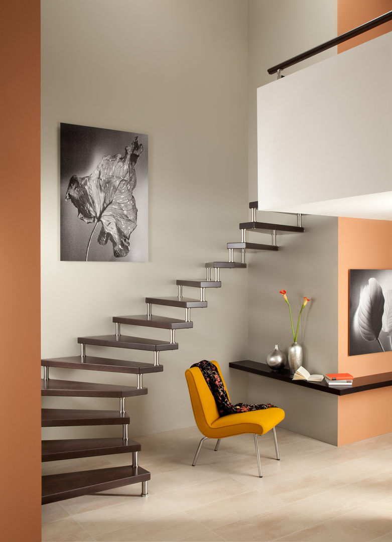 Bolzentreppe Bolero, Treppenbau Grohskurth GmbH Treppenbau Grohskurth GmbH Cầu thang Stairs