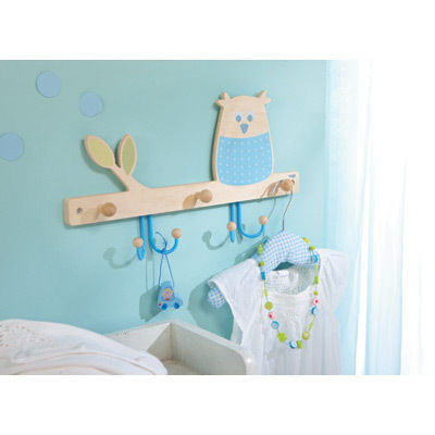 Portemanteau Hibou des bois Haba, decoBB decoBB Kamar Bayi & Anak: Ide desain, inspirasi & gambar Wardrobes & closets