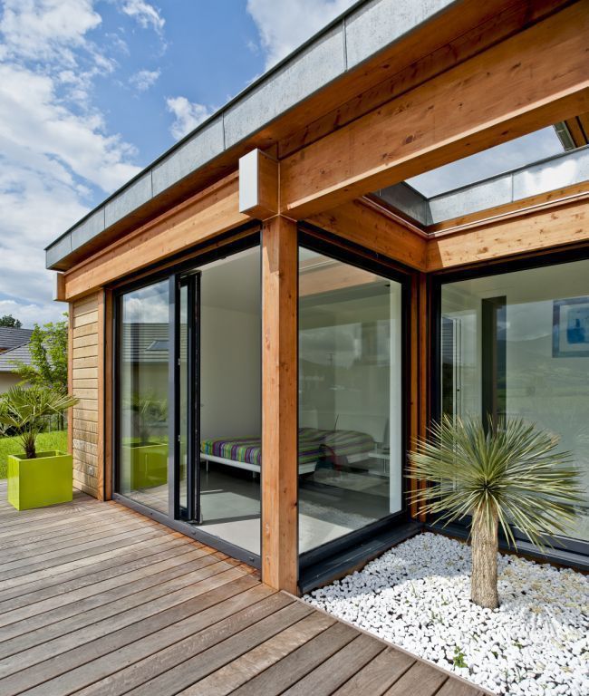 Une maison spacieuse et lumineuse en Savoie, Tangentes Architectes Tangentes Architectes 주택