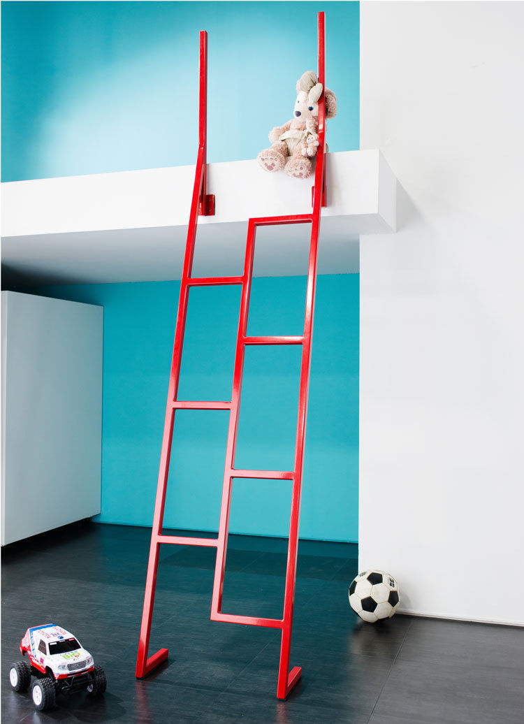 KidsLofty, las nuevas escaleras infantiles para los hogares japoneses, Alegre Design Alegre Design Dormitorios mediterráneos Accesorios y decoración