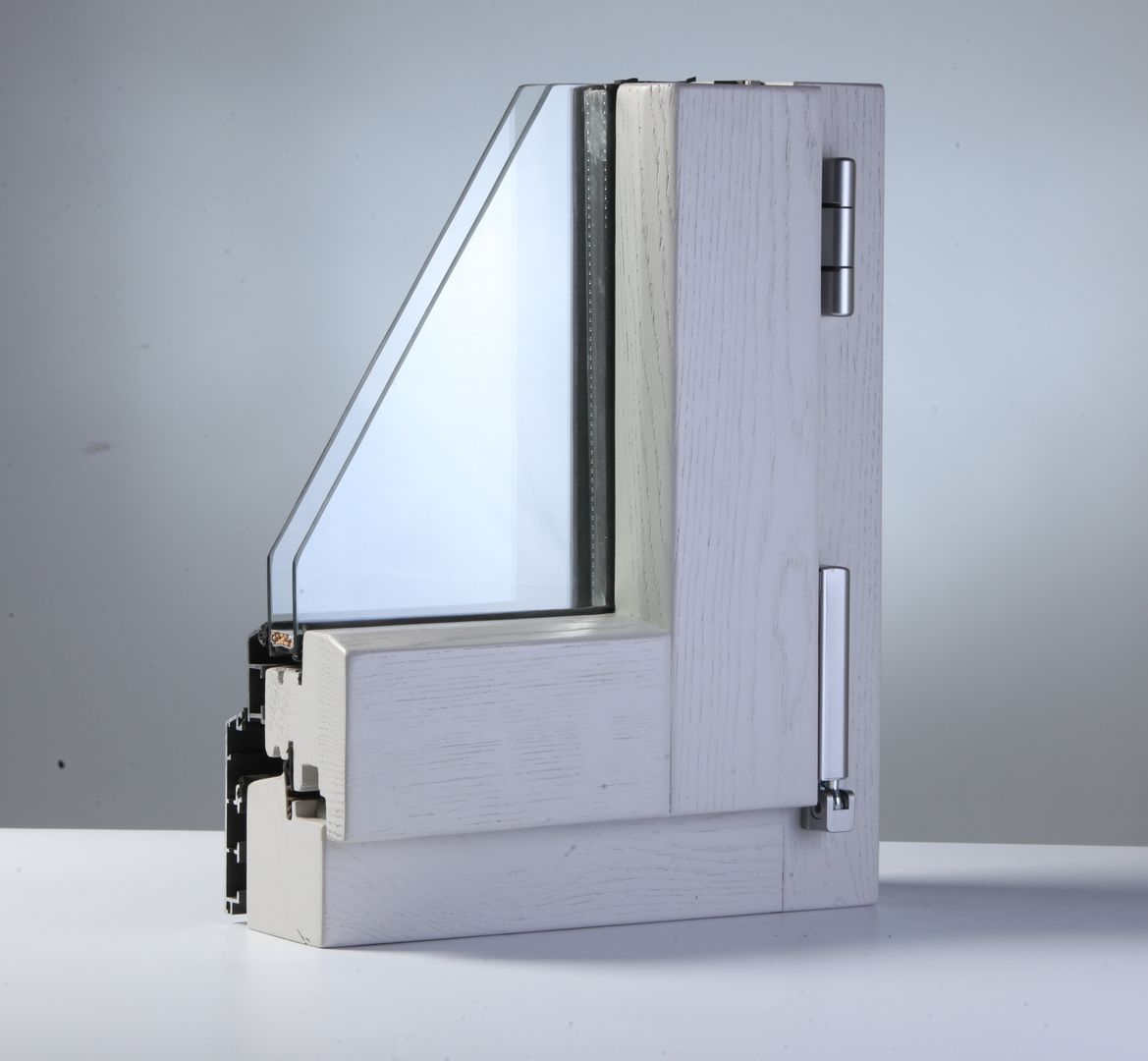 INFISSI in LEGNO e ALLUMINIO serie PORTENTO86, ANGER SRL ANGER SRL Modern Windows and Doors Windows