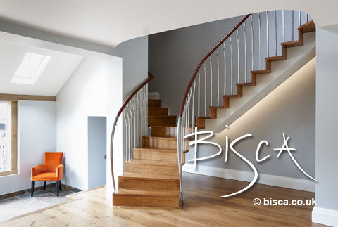 Bisca Staircasesが手掛けた現代の, モダン