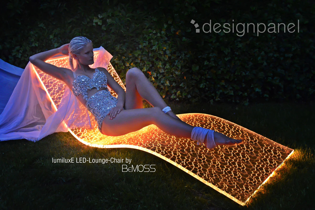 Innovatives Wellness-Produkt: die LED-Design-Liege, Designpanel - Elements for innovative architecture Designpanel - Elements for innovative architecture Spa Furniture