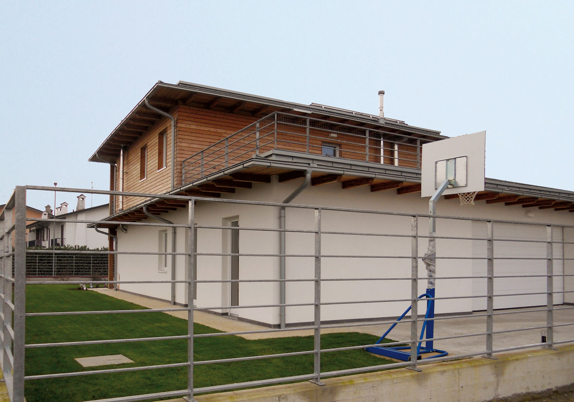 Casa in legno - Caravaggio (BG), Marlegno Marlegno Estancias Madera Acabado en madera