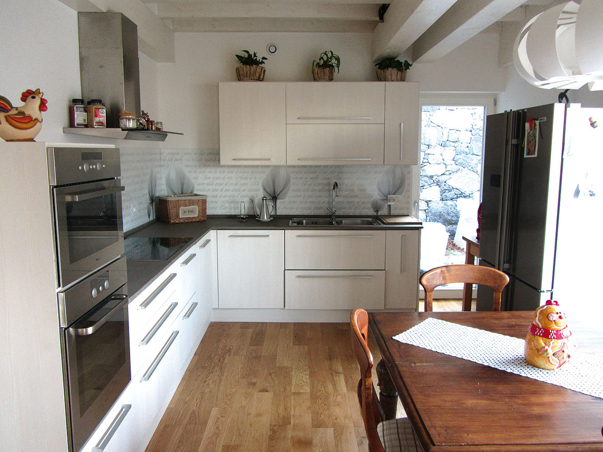 Casa in legno - Albino (BG), Marlegno Marlegno Kitchen units Wood Wood effect