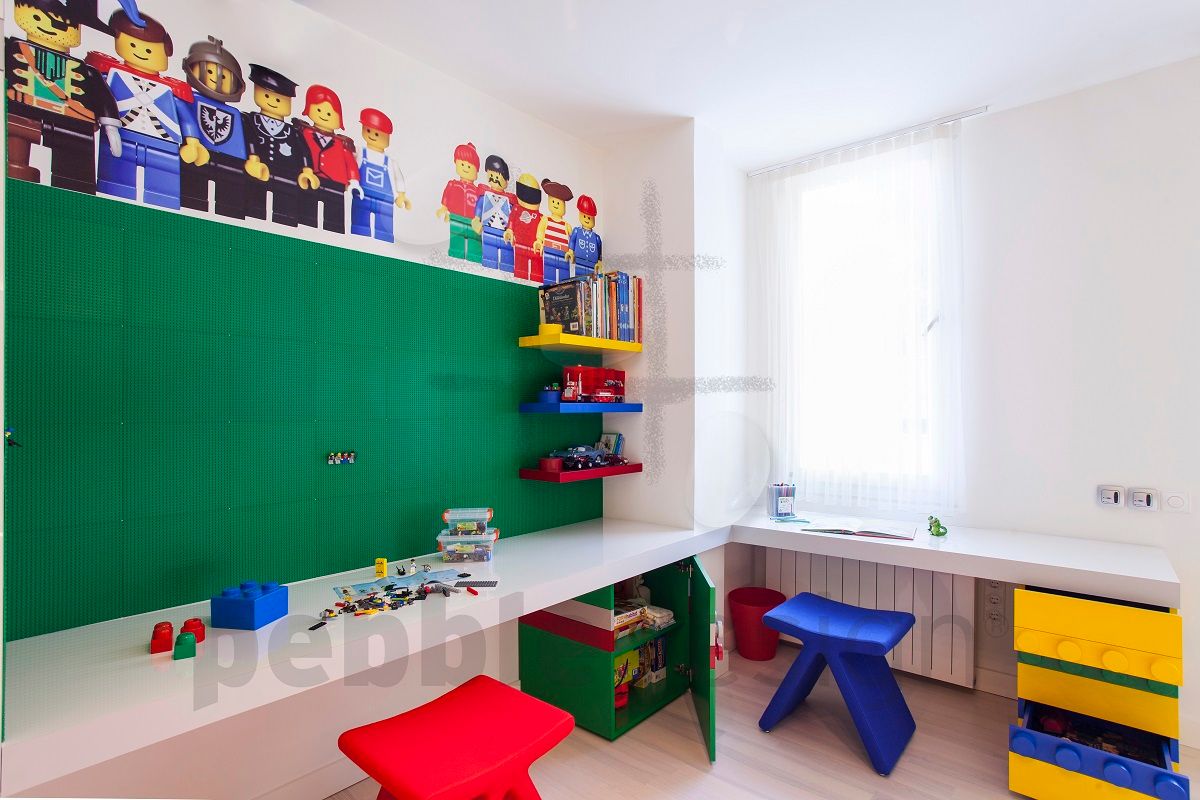 Kalkan Dublex Apartment/Suadiye, Pebbledesign / Çakıltașları Mimarlık Tasarım Pebbledesign / Çakıltașları Mimarlık Tasarım Dormitorios infantiles modernos: