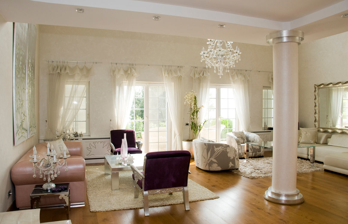 Private Residence in Beykoz, ARKITEX INTERIORS ARKITEX INTERIORS Living room