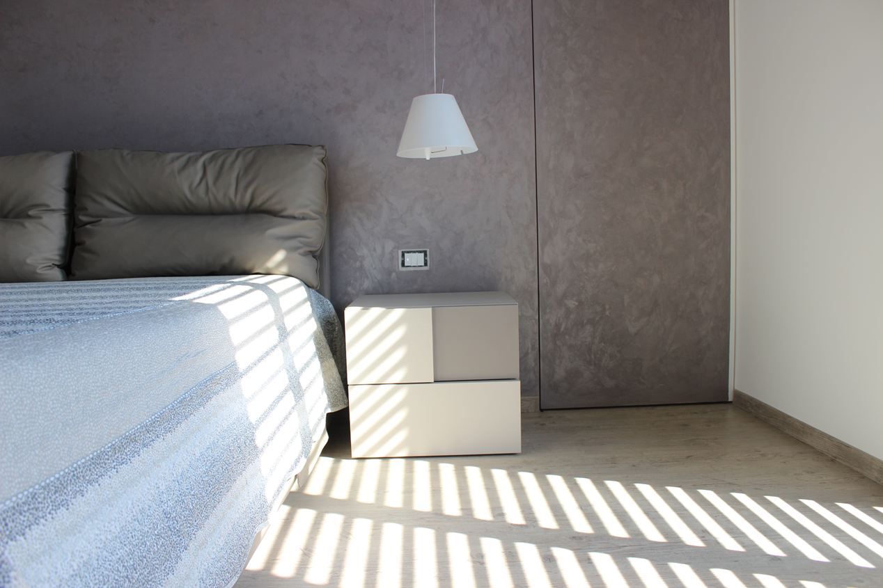 CASA VT, Daniele Spirito Architetto Daniele Spirito Architetto غرفة نوم Bedside tables