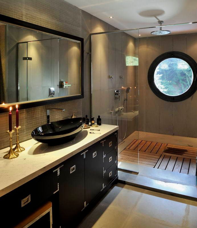 EB HOUSE SAKLIKORU, Esra Kazmirci Mimarlik Esra Kazmirci Mimarlik Bathroom Sinks