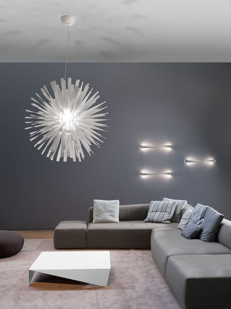 homify Ruang Keluarga Modern Lighting