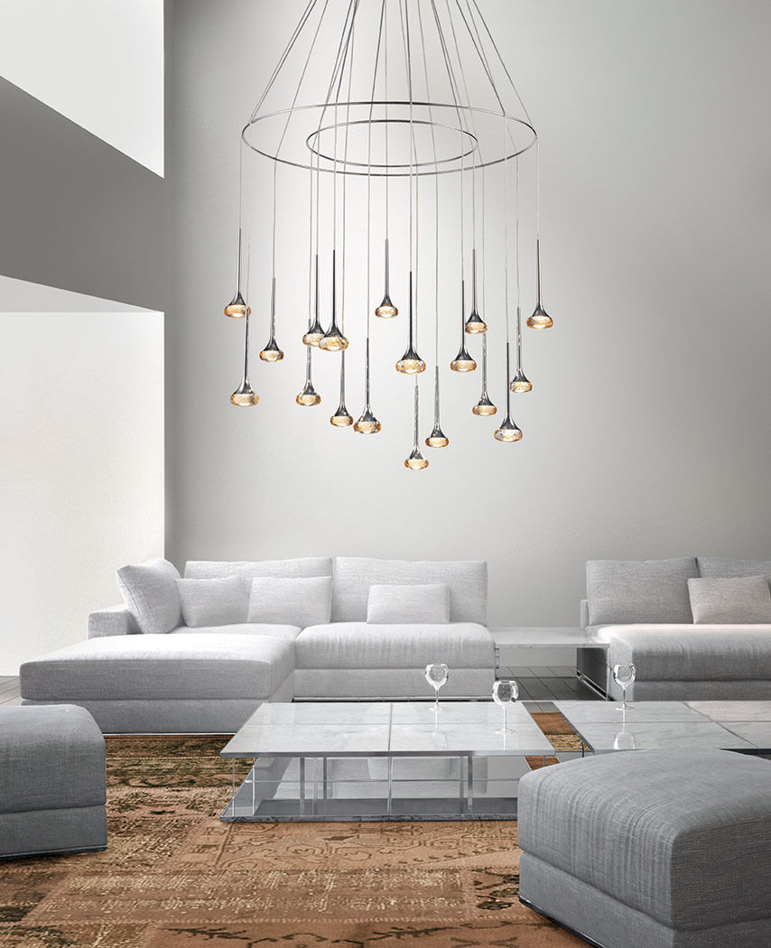 homify Living room Lighting