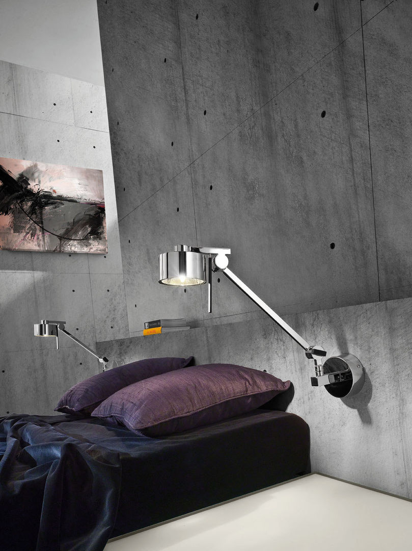 homify Industriale Schlafzimmer Beleuchtung