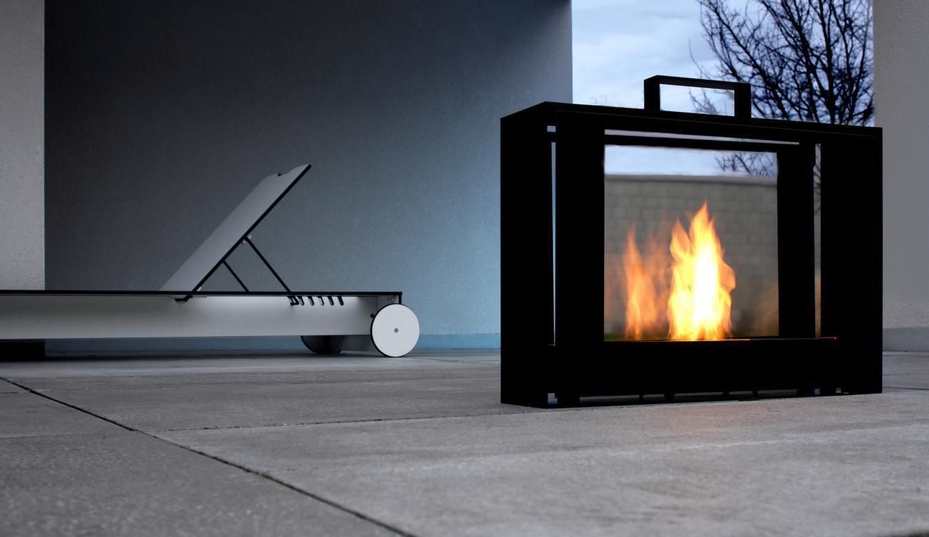 Kamine, conmoto conmoto Minimalist living room Fireplaces & accessories