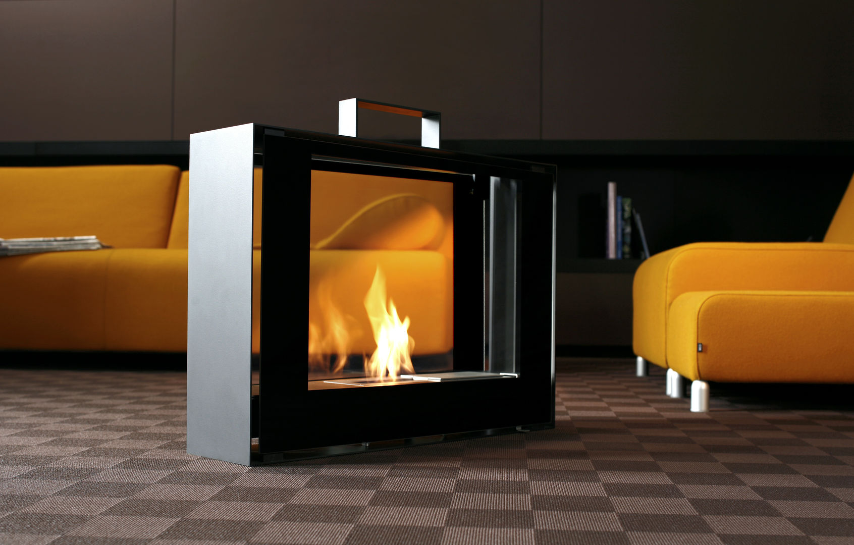 Kamine, conmoto conmoto Phòng khách phong cách tối giản Fireplaces & accessories
