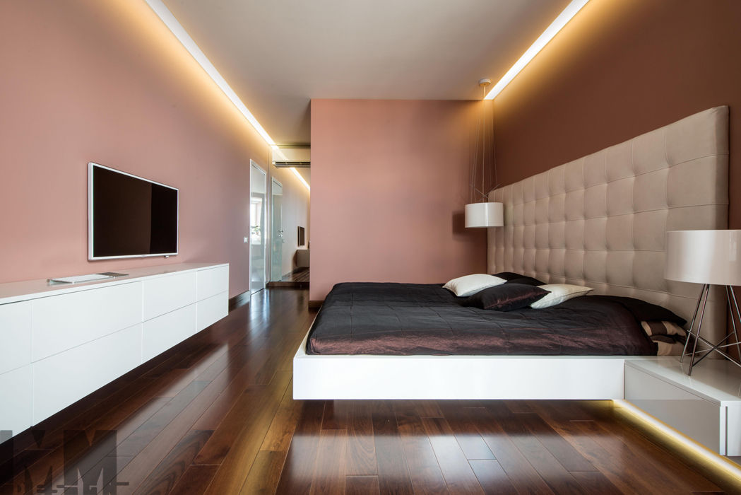 В потоке света, ММ-design ММ-design Minimalist bedroom