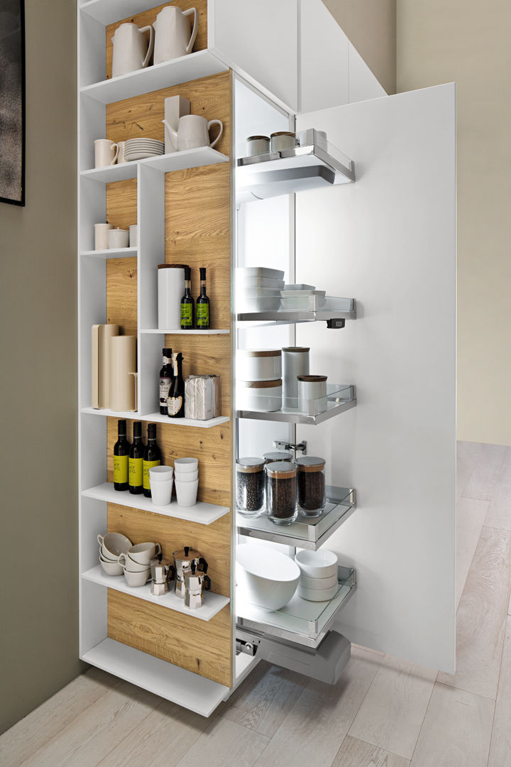 BON TON BY OFFICINA DESIGN, ARREX LE CUCINE ARREX LE CUCINE Dapur Gaya Eklektik Storage