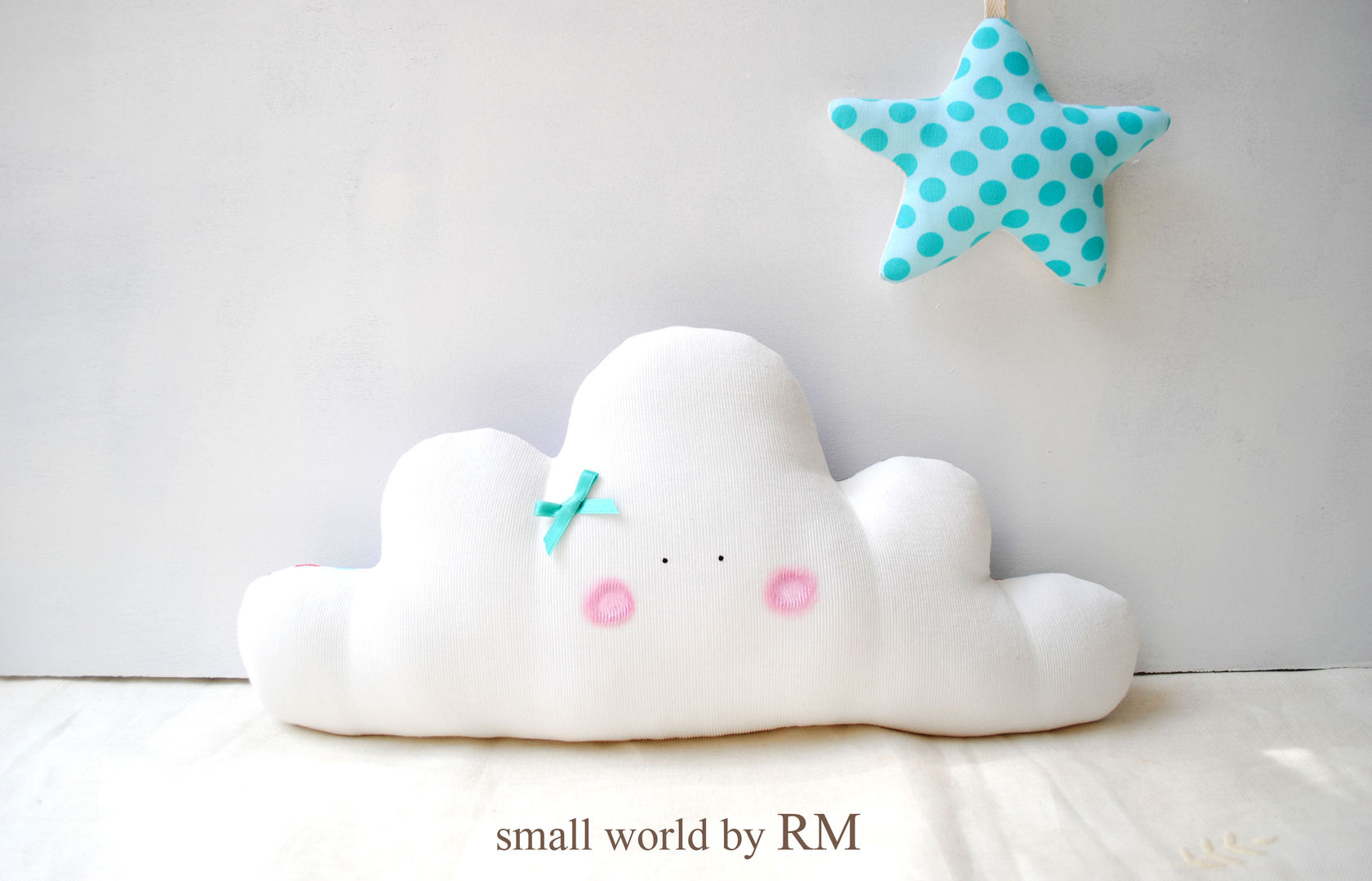 Cojín nube y estrella cuelgapuertas, Mundo Raquel Mundo Raquel Nursery/kid’s room Accessories & decoration