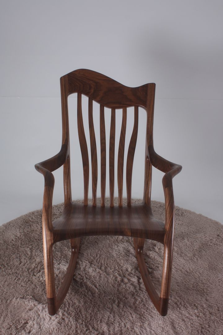 Rocking chair, 메이앤 공방 메이앤 공방 Salas de estilo asiático Taburetes y sillas